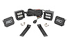 70078 LED Lower Windshield Ditch Kit; 2 in.; Black Series w/Spot Beam; - image 1