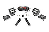 70079 LED Lower Windshield Ditch Kit; 2 in.; Black Series w/Flood Beam; - image 1