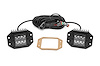 70803BL 2-inch Flush Mount Black Series CREE LED Square Lights (Pair) - image 1