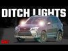 70868 Subaru 2-inch LED Lower Windshield Ditch Kit (14-18 Forester Spot Beam) - image 2