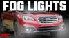70890 Subaru Led Fog Light Kit Black Series Flood Beam (15-19 Outback) - image 3