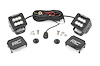 71046 LED Light Kit, Ditch Mount, 2" Black Pair, Flood Pattern, Fits Select Ford Bronco - image 1