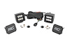 71047 LED Light Kit, Ditch Mount, 2" Black Pair, Spot Pattern, Fits Select Ford Bronco - image 1