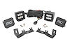 71052 LED Ditch Light Kit, 2in Black Pair, Spot, Chevy/GMC 1500 (14-18) - image 1
