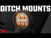 71082 LED Light; Ditch Mount; 2 in.; Black Series; White DRL; - image 4
