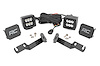 71087 LED Lower Windshield Ditch Kit; 2 in.; Black Series w/Spot Beam; Low Profile; - image 1
