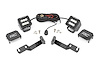 71088 LED Lower Windshield Ditch Kit; 2 in.; Black Series w/Flood Beam; Low Profile; - image 1
