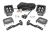 71090 LED Lower Windshield Ditch Kit; 2 in.; Black Series w/Amber DRL; Low Profile; - image 1