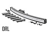 72950D 50-inch Curved Cree LED Light Bar - (Dual Row Chrome Series w/ Cool White DRL) - image 1