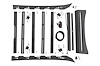 73107 Roof Rack System; Front; 40 in. LED Light; 250 lbs. Weight Limit; - image 1
