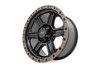 79170913 79-Series One-Piece Wheel [Size: 17" x 8.50"] Semi Gloss Black w/Bronze Ring - image 3