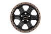 79180917 79-Series One-Piece Wheel [Size: 18" x 9"] Semi Gloss Black w/Bronze Ring - image 2
