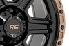 79181812 79-Series One-Piece Wheel [Size: 18" x 9"] Semi Gloss Black w/Bronze Ring - image 4