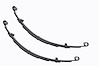 8041KIT Front Leaf Springs, 4" Lift, Pair, Toyota Land Cruiser FJ40 (64-80) - image 1