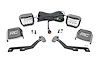 82293 LED Light Kit, Ditch Mount,  3 in. OSRAM, Wide, Ram 1500 2WD/4WD (2019-2025) - image 1