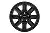 84172512 Rough Country 84 Series Wheel, Gloss Black, 17x8.5, 6x5.5, +25mm - image 2