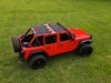 85120 Jeep Wrangler JL Unlimited Mesh Bikini Top Plus (18-20 4-Door, Black) - image 2