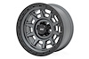 85170912 85-Series Wheel, Simulated Beadlock, Size: 17" x 9"", Bolt Pattern: 6 x 5.50" [Gunmetal Gray/Black] - image 1