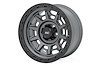 85170913 85-Series Wheel, Simulated Beadlock, Size: 17" x 9", Bolt Pattern: 5 x 4.50" [Gunmetal Gray/Black] - image 1