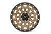 87170913 87-Series Wheel, Simulated Beadlock, Size: 17" x 8.50", Bolt Pattern: 5 x 4.50" [Bronze/Black] - image 4