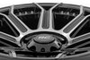 89170913 One-Piece 89-Series Wheel [Size: 17" x 9”] Black Machined Gun Metal - image 3