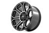 89170917 One-Piece 89-Series Wheel [Size: 17" x 9”] Black Machined Gun Metal - image 2
