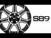 89170917 One-Piece 89-Series Wheel [Size: 17" x 9”] Black Machined Gun Metal - image 4