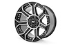 89170918 One-Piece 89-Series Wheel [Size: 17" x 9”] Black Machined Gun Metal - image 1