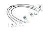 89715 Jeep Front and Rear Stainless Steel Brake Lines, 4-6in Lifts (XJ/YJ/TJ) - image 1