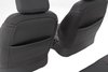 91003 Black Neoprene Seat Cover Set (Front and Rear) - image 2