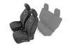 91004F Jeep Neoprene Front Seat Cover, Black (13-18 Wrangler JK Unlimited) - image 2