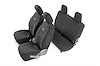 91005 Jeep Neoprene Seat Cover Set / Black (07-10 Wrangler JK / 2 Door) - image 1