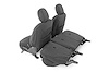 91010 Jeep Neoprene Seat Cover Set, Black (18-20 Wrangler JL Unlimited) - image 1