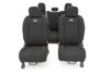 91038 Jeep Neoprene Seat Cover Set w/Rear Cup Holder Black (2020 Gladiator JT) - image 4