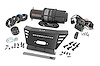 92079 Winch Mounting Plate; 10 in.; Black Slimline; w/RS4500S;
