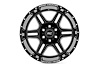 92180912 Series 92 Wheel; Gloss Black; Machined; 1 pc; 18X9; 6X5.5; +0mm;