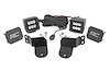 93022 Polaris Dual LED Cube Kit - Black Series (16-20 General)