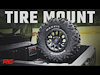93089 Spare Tire Carrier Spacer; Bed Side Mount;