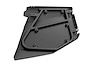 93121 Lower Door Panel Set; Aluminum; Half Doors; Rear;