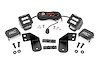 93145 LED Light, RR Cage Mount, 2" Black Flood Pair, Polaris Ranger (13-21)