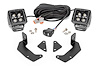 96104 LED Light Kit, Cage Mount, 2 in. Black Pair, White DRL, CFMOTO UFORCE 1000