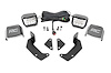 96106 LED Light Kit, Cage Mount, 2 in. Chrome Pair, Wide Angle, CFMOTO UFORCE 1000