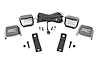 97083 LED Light Kit, Rear Mount, 2 in. Chrome Pair, Wide Angle, Can-Am Maverick Sport