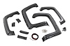 A-C11612-GBA Pocket Fender Flares; Defender; Black; 6-8 ft. Bed; - image 1