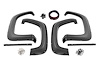 F-C12011A Pocket Fender Flares; Flat Black; 2 in. Tire Coverage; 6.5 in. Flare Height; - image 1