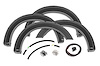 F-F20231 Pocket Fender Flares; Flat Black; 2 in. Tire Coverage; 5.75 in. Flare Height; - image 1