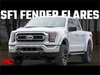 F-F320210 Pocket Fender Flares; w/Rivets; Flat Black; Bolt On; - image 3