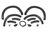 F-D10911B-PBJ Pocket Fender Flares Fits Select Ram 1500 2WD/4WD, PBJ Hydro Blue - image 1