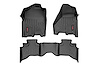 M-31212 HD Floor Mats - Front/Rear Combo (Quad Cab Models w/Full Length Floor Console) - image 1
