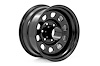 RC51-7450 Steel Wheel, Black, 17x9, 5x4.5, 3.30 Bore, +0mm
